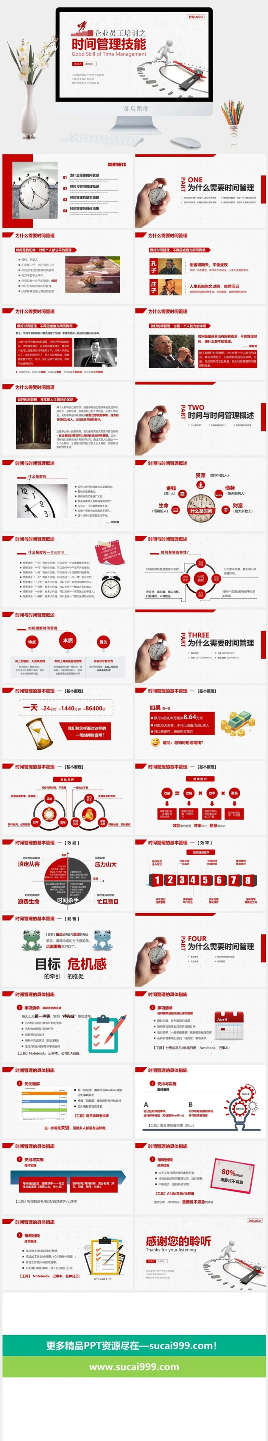 时间管理PPT模板