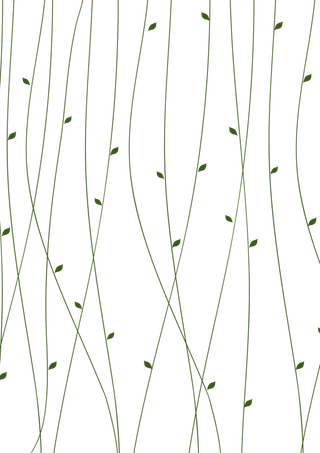 春天绿色春季水墨柳树柳条柳叶春季海报设计PNG免扣素材