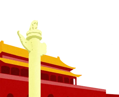 *建军节建党国庆节党建元素图片 卡通手绘PNG透明免扣PS素材