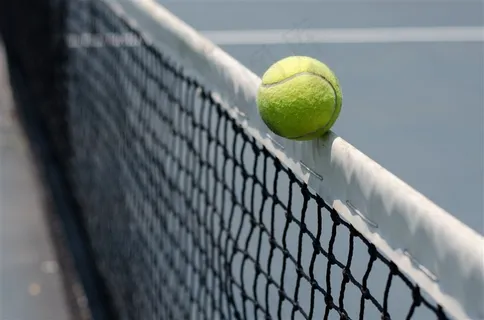 静静的网球图片