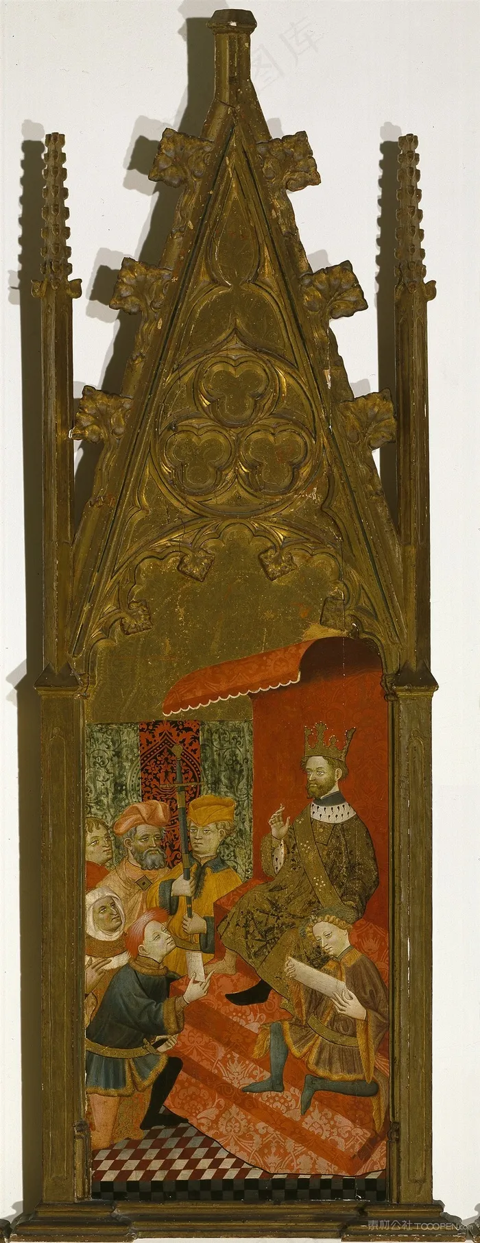 复古时尚人物艺术油画