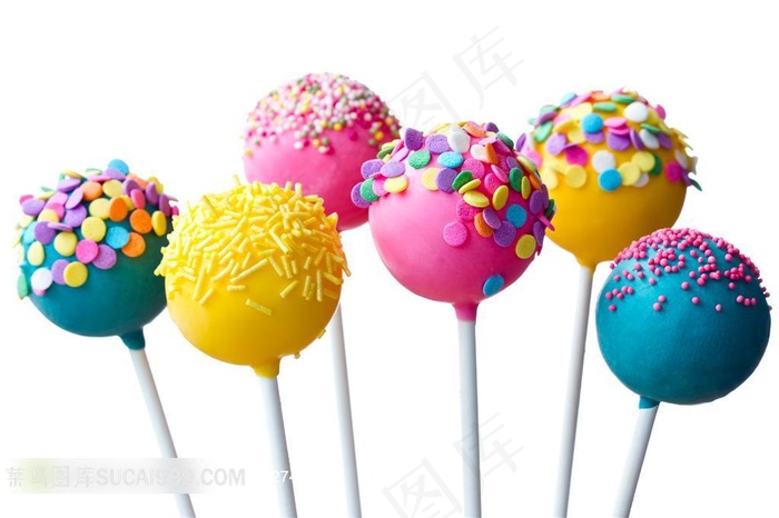 五颜六色棒棒糖