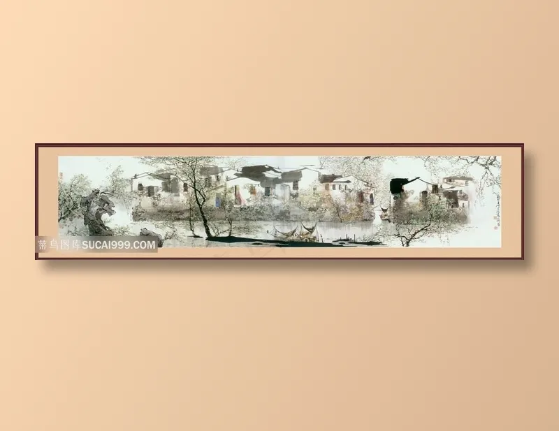 水墨江南水乡