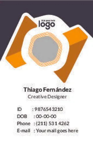 黄黑会员证名片