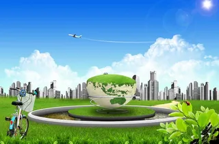 田园风景照相背景