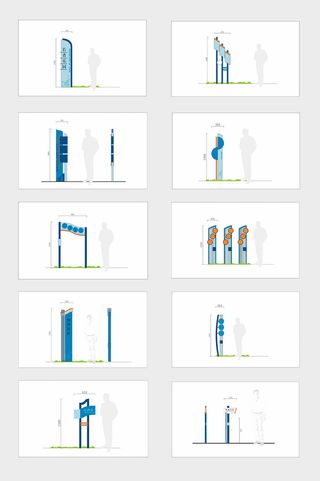 全*代乐园景区游乐园导视牌设计