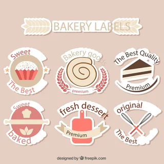 免抠烘培食品标签