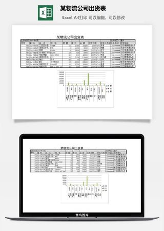 某物流公司出货表excel模板