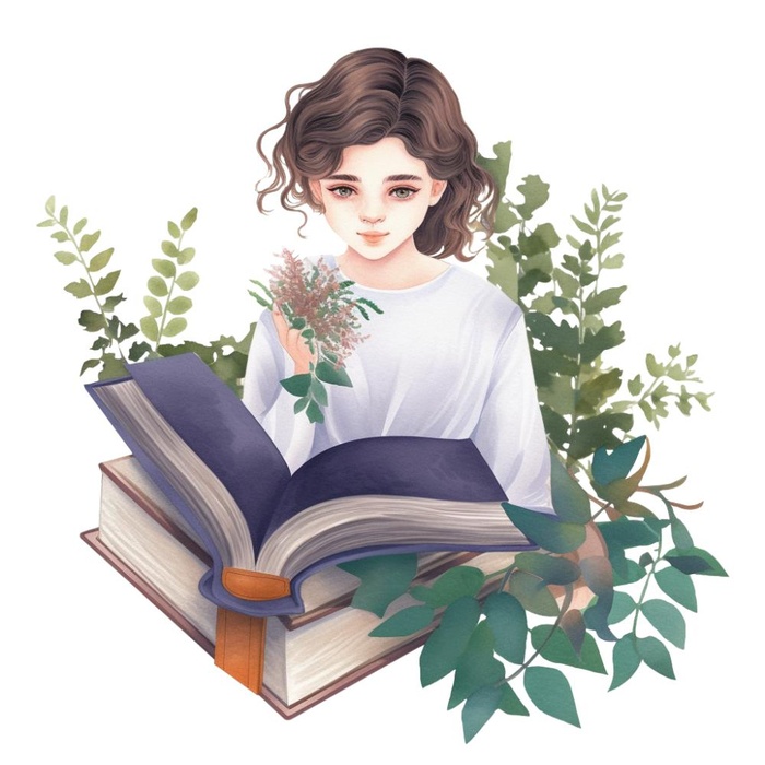 教师节书本插画