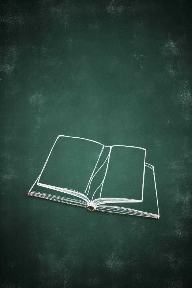 读书黑板字学习背景