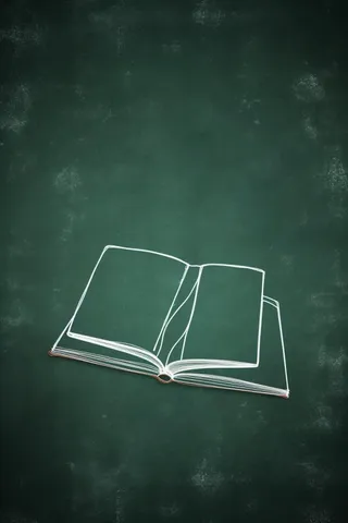 读书黑板字学习背景