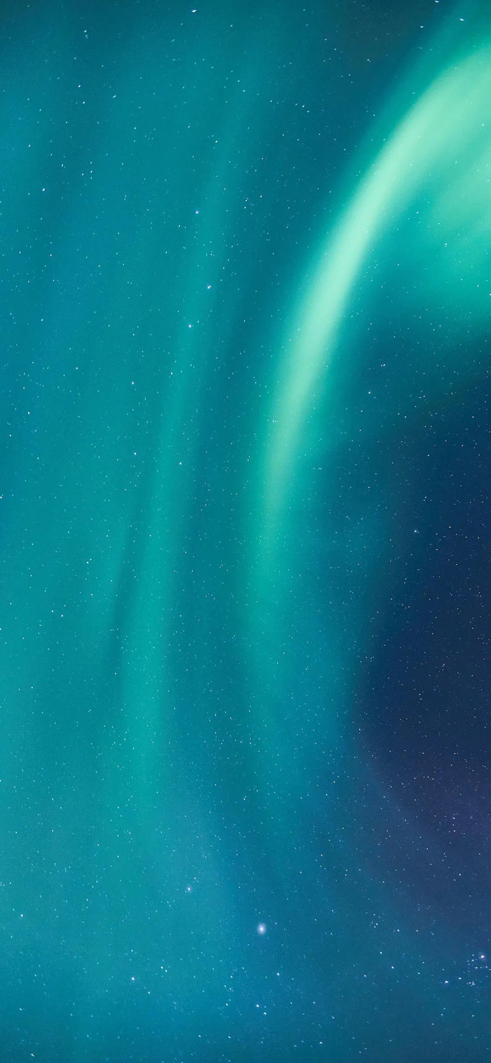 绿色极光壁纸图片