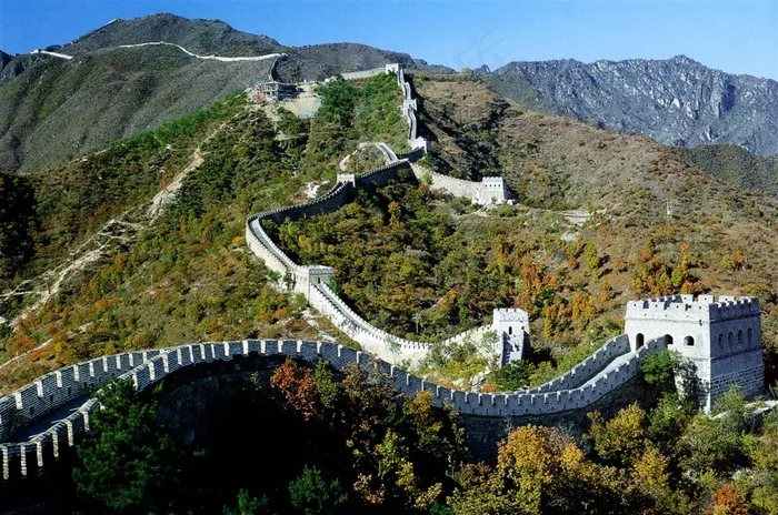 中国万里长城摄影图片