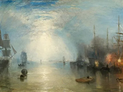 威廉·透纳船只油画作品素材 威廉·透纳船只油画作品素材