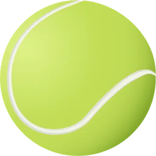 网球简笔画元素