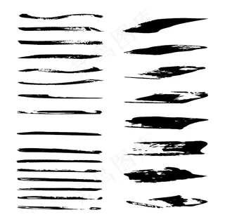 笔触 笔画 毛笔