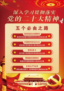二十大精神五个必由之路