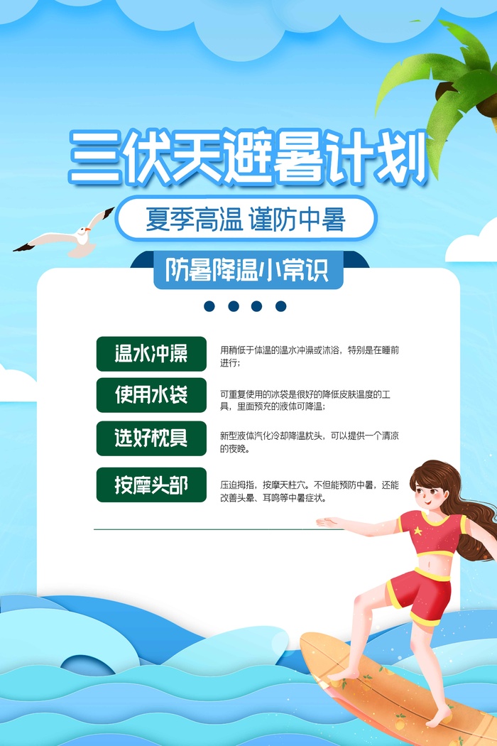 防暑知识 (1)psd模版下载