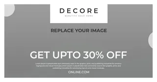 设计英文广告销售横幅素材