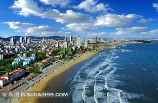 烟台海边风景图片素材