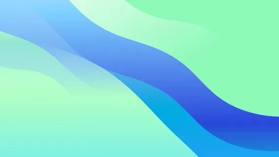 极简剪纸波浪弥散光渐变背景图