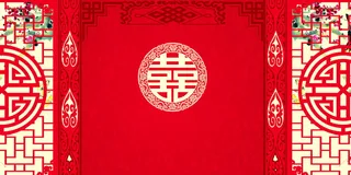 2022虎年新年春节卡通模板喜庆节日背景