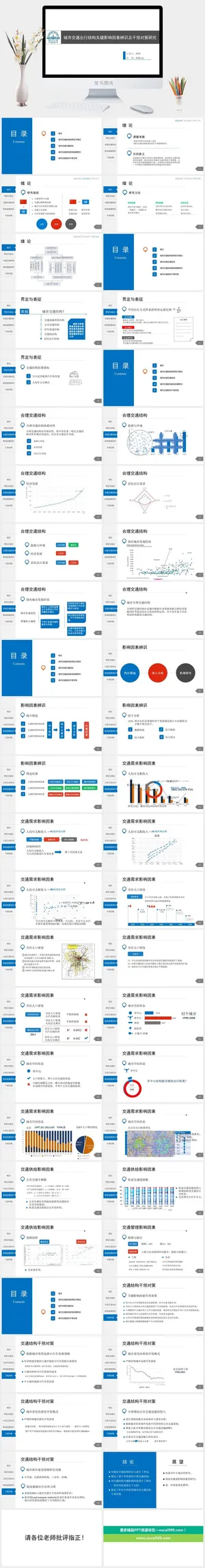 毕业论文答辨PPT模板预览图