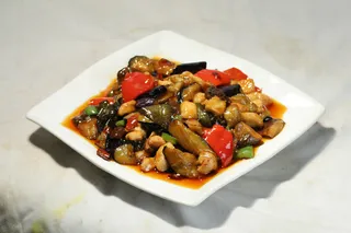 21香菇鸡丁炒茄子 昭君