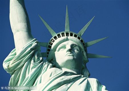 世界风情-自由女神局部特写