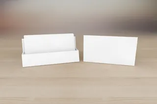 店铺空间样机 奶茶店咖啡店 配套样机 名片 名片盒