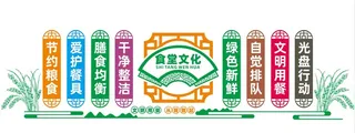 食堂文化墙