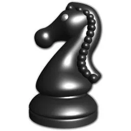 国际象棋马图标 PNG免抠(256x256)