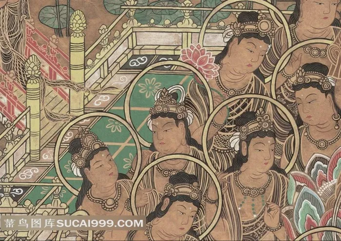 敦煌壁画佛教菩萨