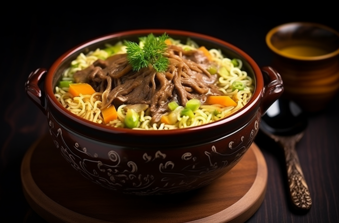 美味的牛肉拉面美食摄影图(4080x2688)