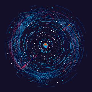 几何抽象粒子线条光线科技感网页banner展板背景AI矢量设计素材