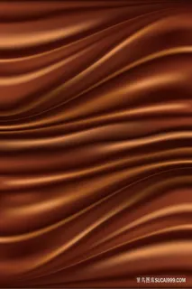 巧克力色渐变丝滑布料背景