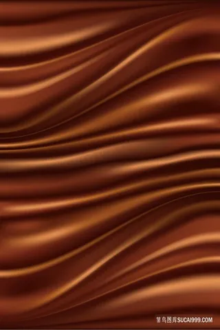 巧克力色渐变丝滑布料背景