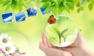 绿色环保海报图片