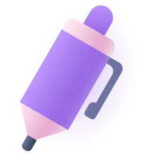 简笔画学习用品笔