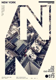 黑白创意时尚海报