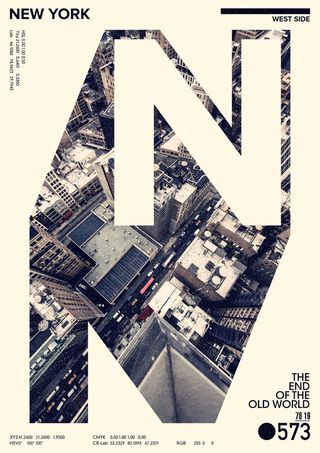 黑白创意时尚海报