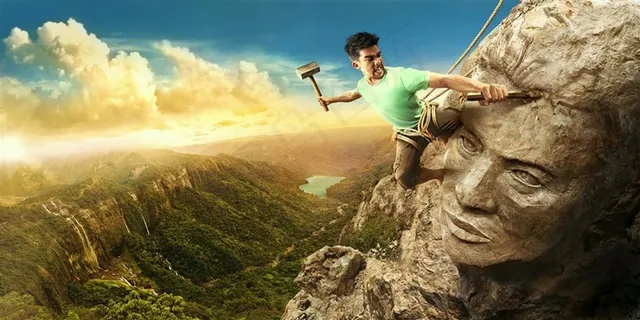 大气打造巨型雕塑