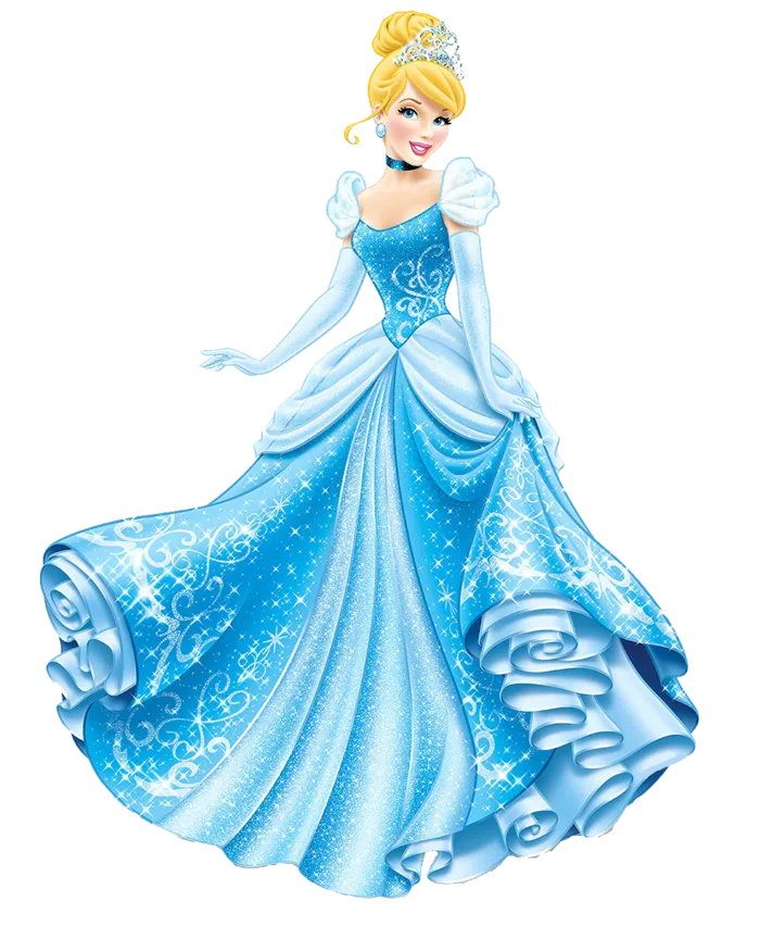 卡通人物迪士尼公主系列免抠贴图白雪公主睡美人灰姑娘PNG素材