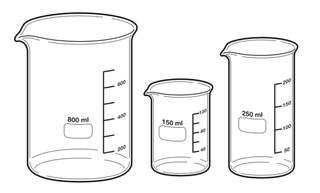 线条烧杯线条白色卡通素材