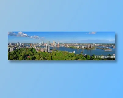 鹿特丹市空中全景 鹿特丹市空中全景