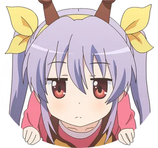 探头女孩素材卡通人物简笔