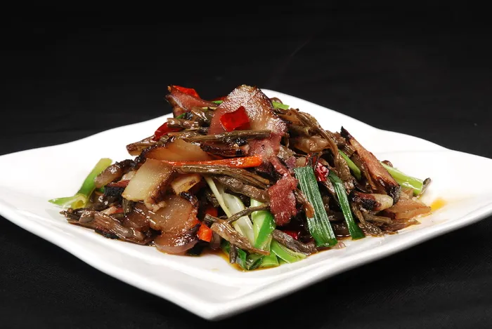 CXC01005干豉豆炒腊肉