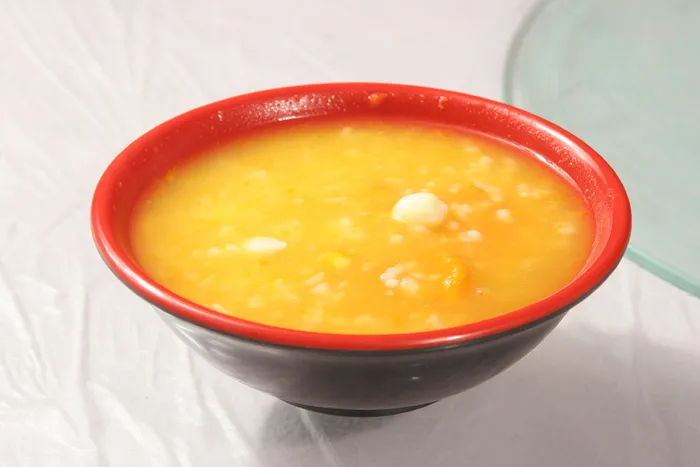 南瓜莲子粥 (1)