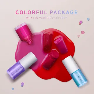 电商宝贝详情页模板华丽质感化妆品