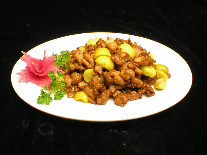 家常菜|美食|菜谱|菜单|0281栗子鸡